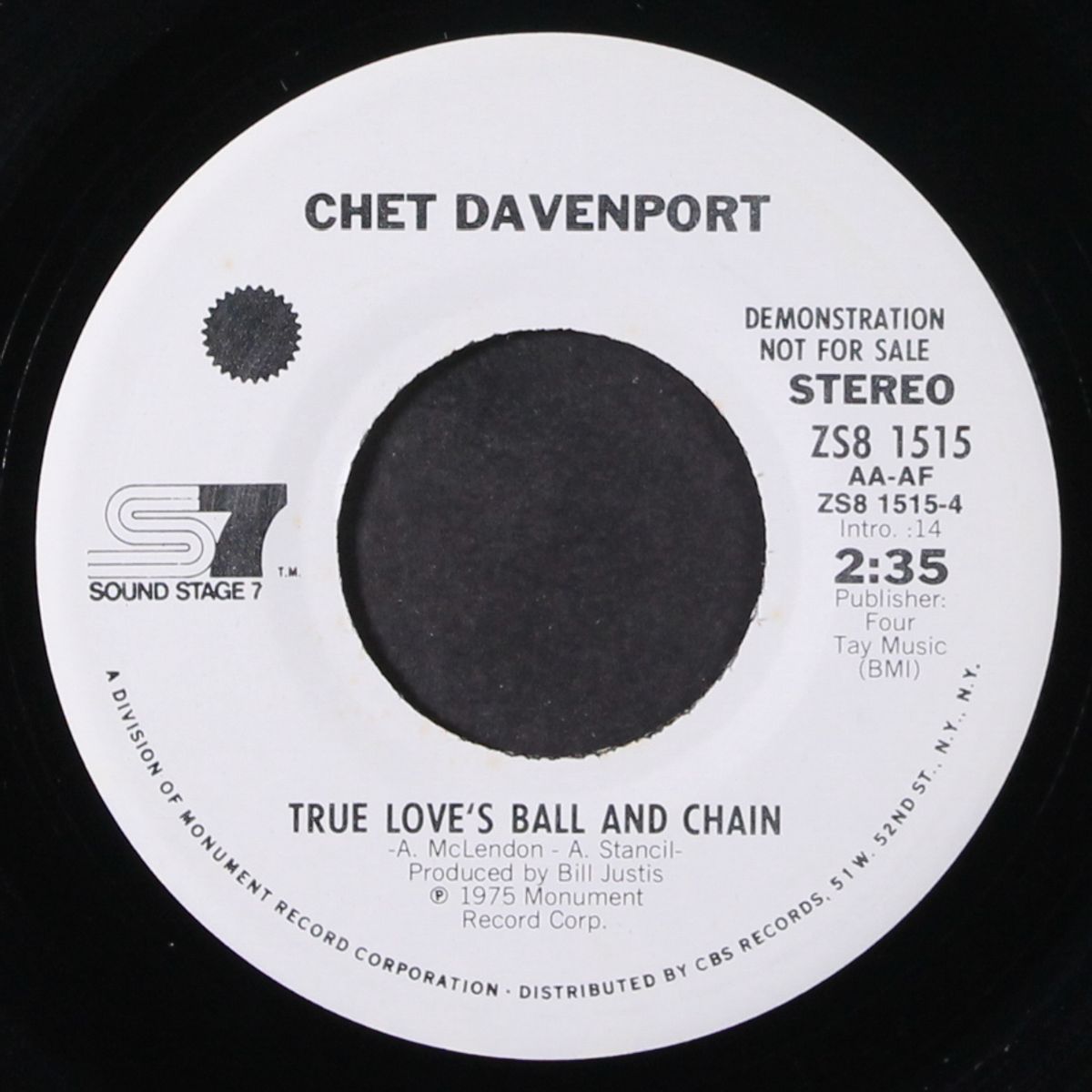 are -u- ready for freddie / true love's ball and chain by CHET DAVENPORT