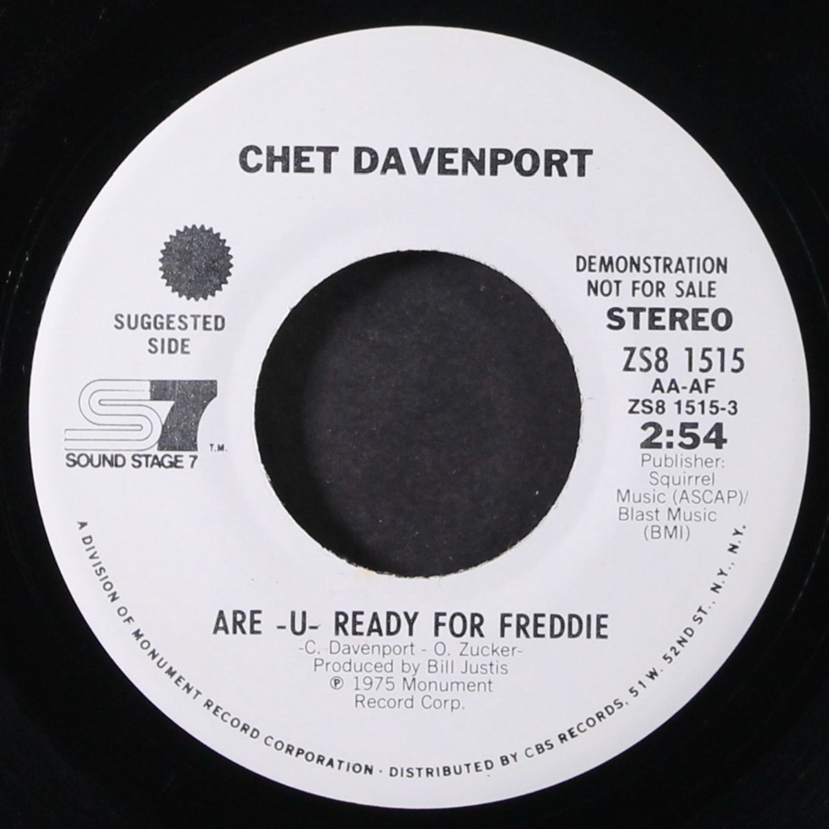 are -u- ready for freddie / true love's ball and chain by CHET DAVENPORT