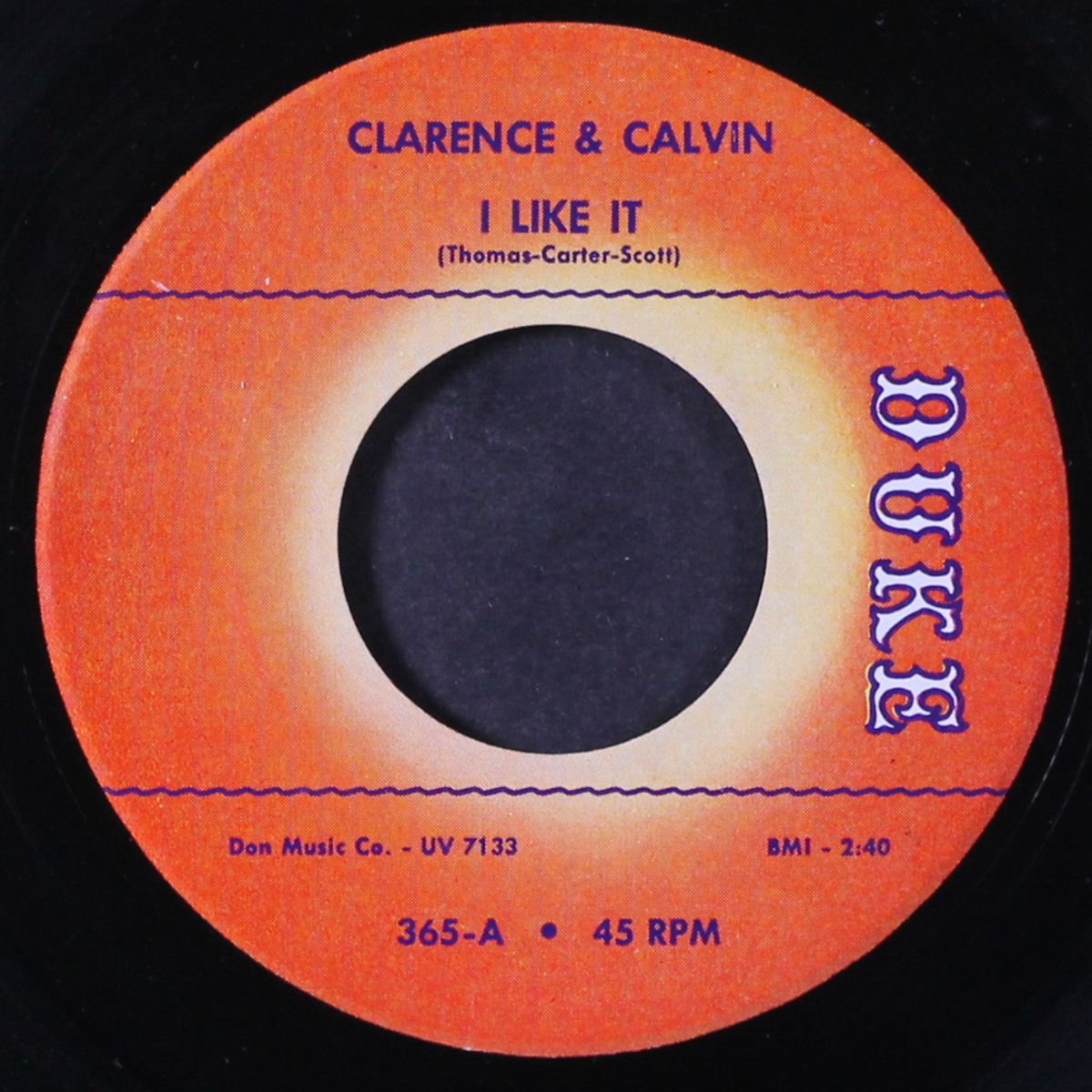 i like it / somebody better come here quick by CLARENCE & CALVIN