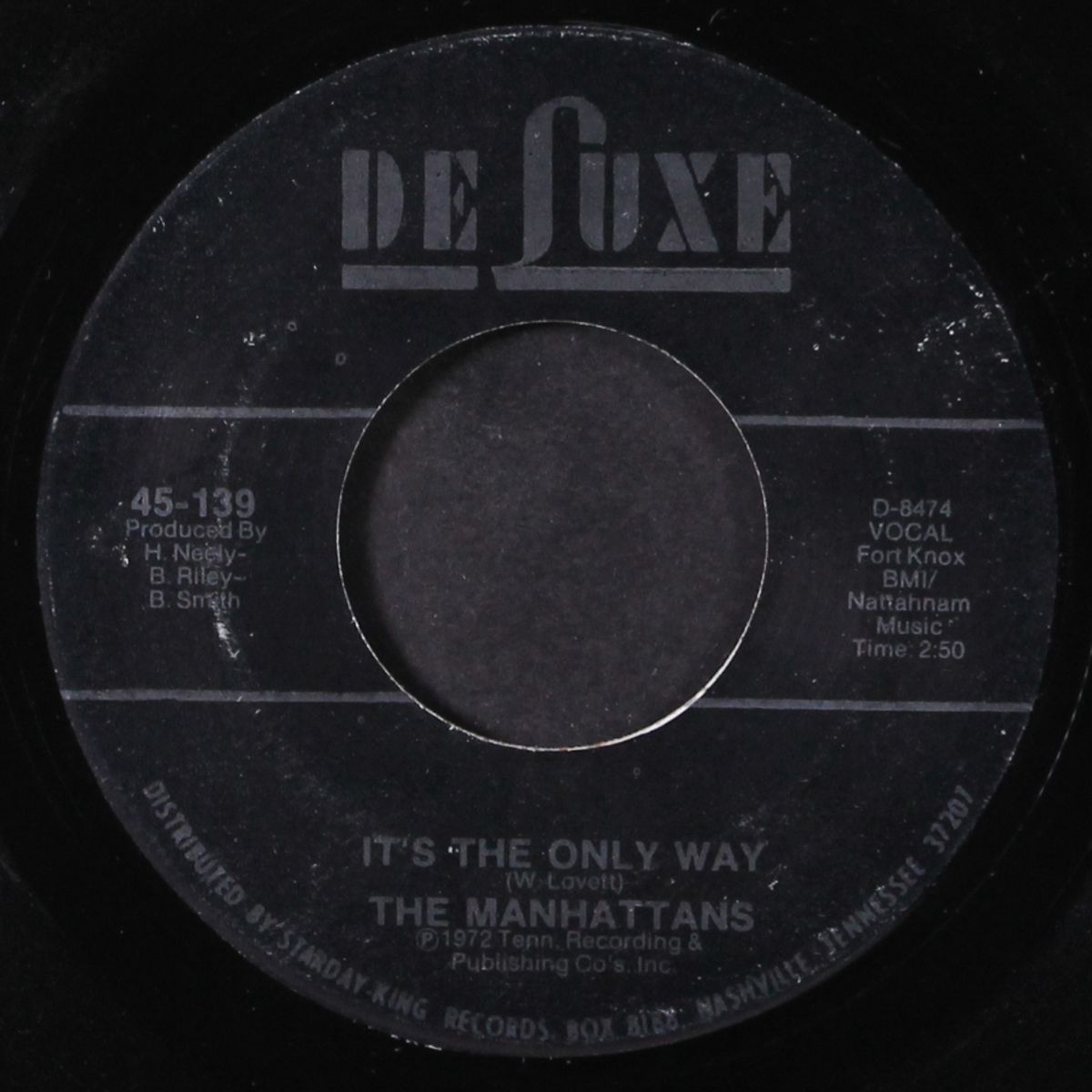 one life to live / it's the only way by MANHATTANS