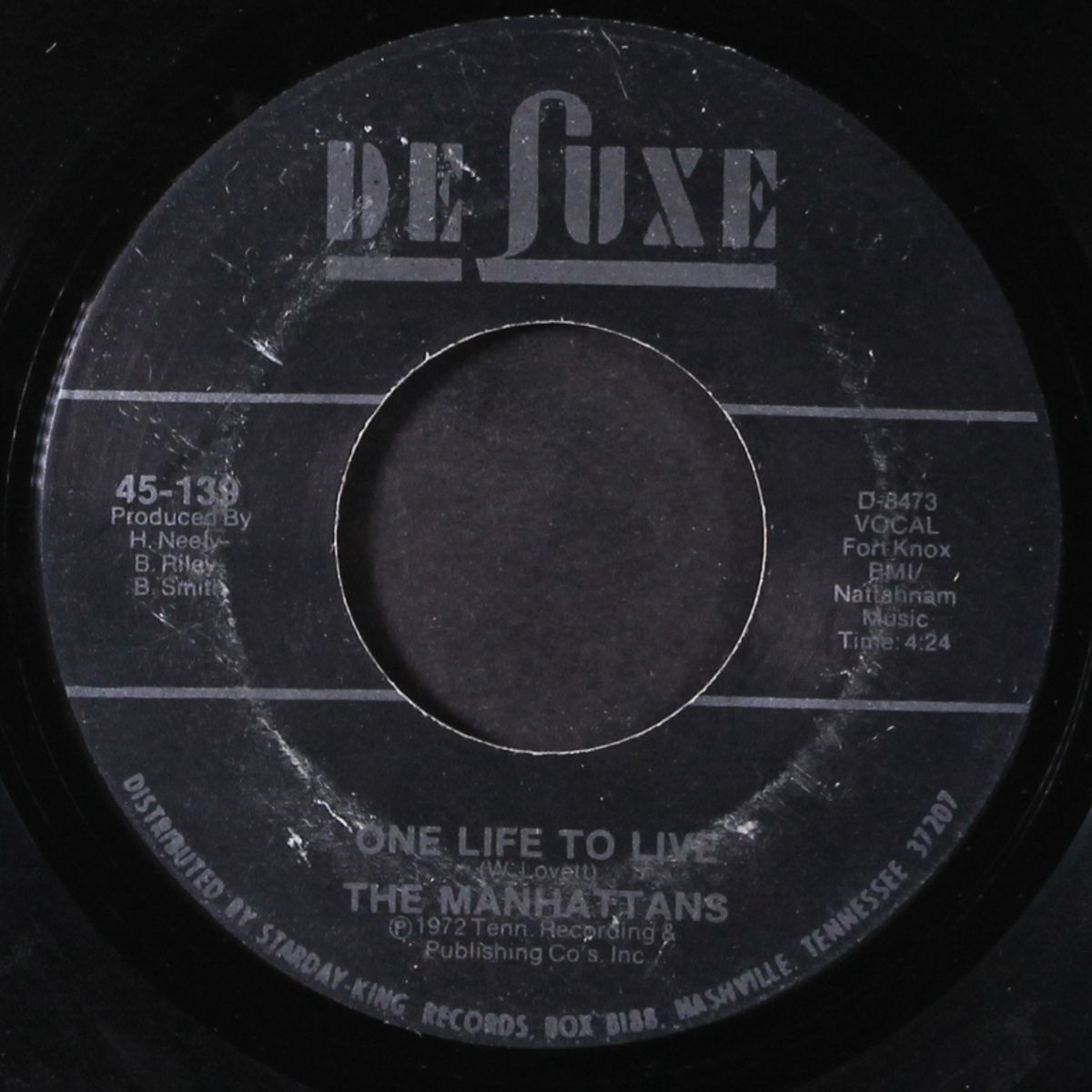 one life to live / it's the only way by MANHATTANS