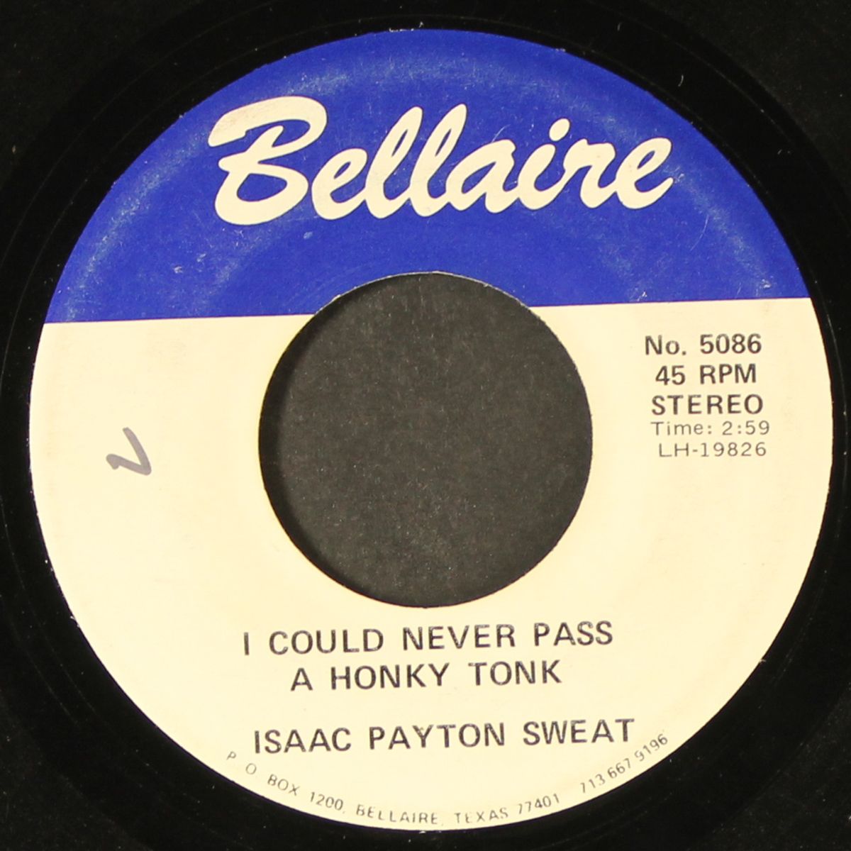 jole blon / i could never pass a honky tonk by ISAAC PAYTON SWEAT