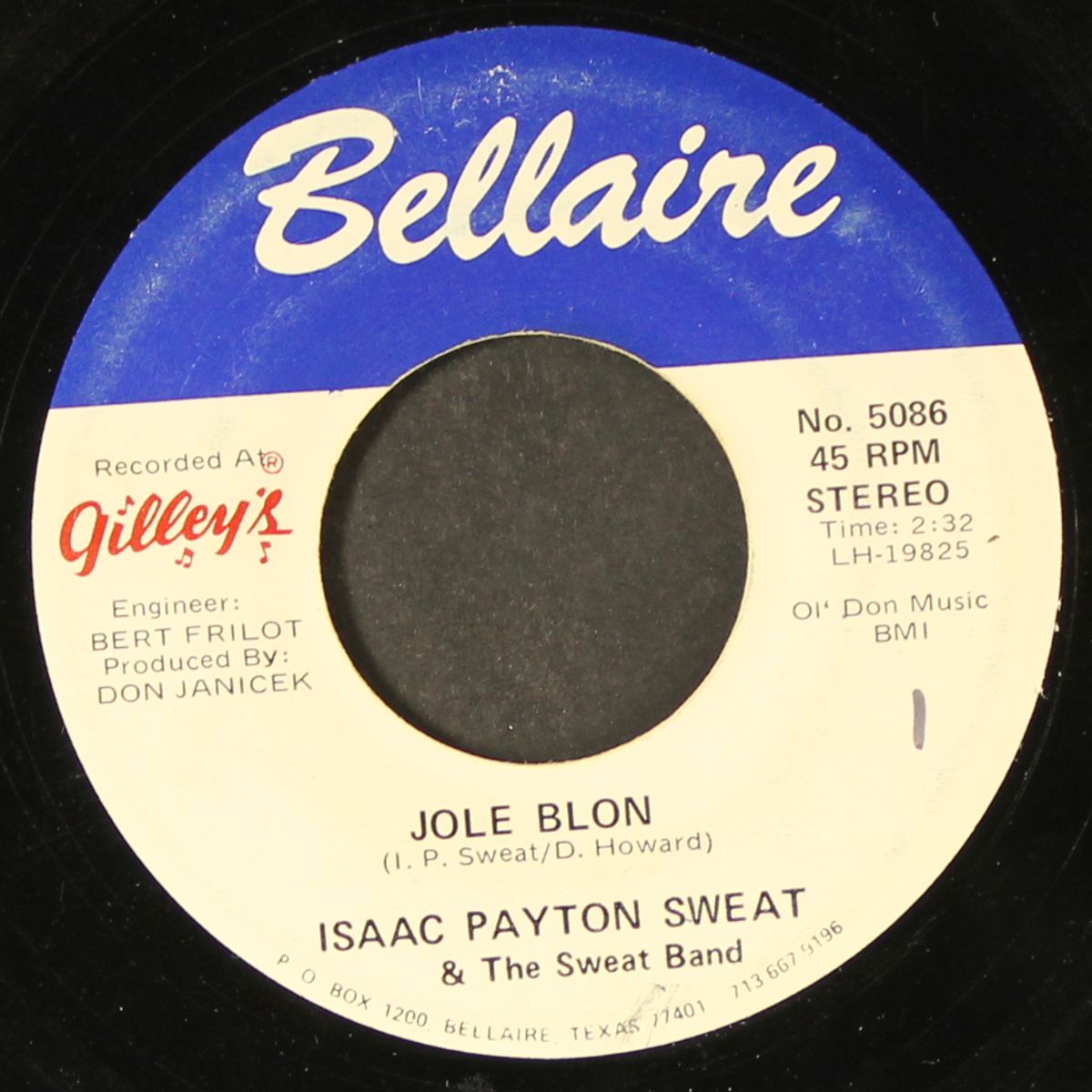 jole blon / i could never pass a honky tonk by ISAAC PAYTON SWEAT