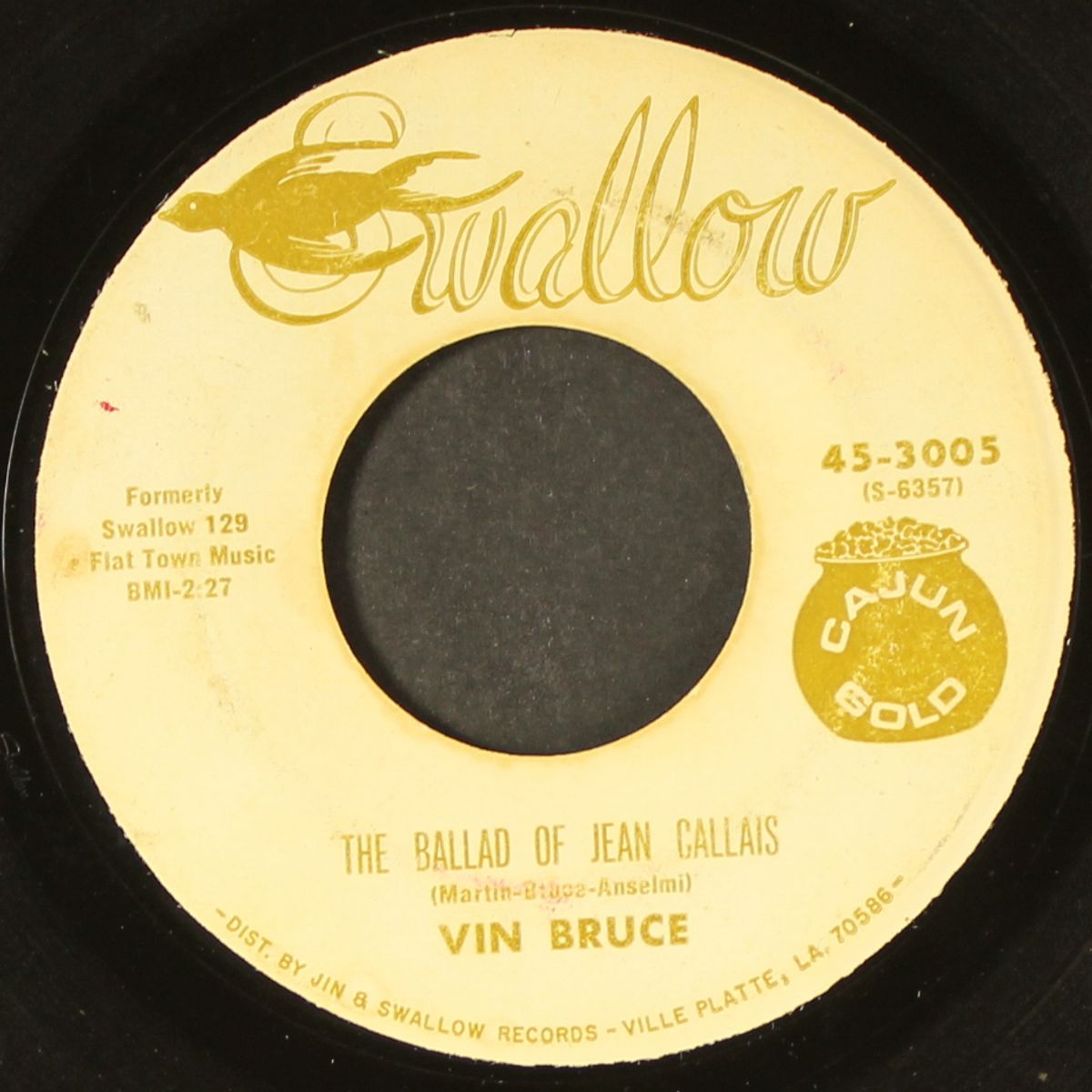 jole blon / the ballad of jean callais by VIN BRUCE