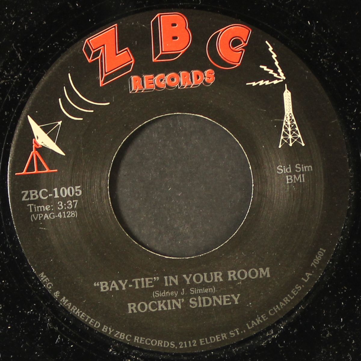 "bay-tie" in your room / mardi gras second line by ROCKIN' SIDNEY