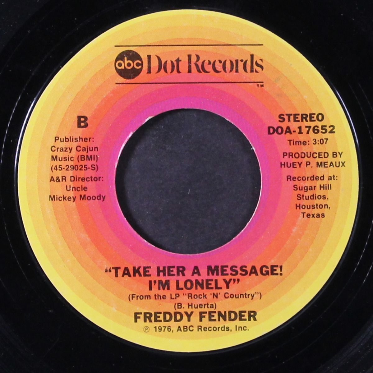 living it down by FREDDY FENDER