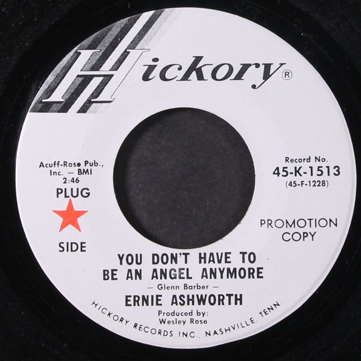 you don't have to be an angel anymore by ERNIE ASHWORTH