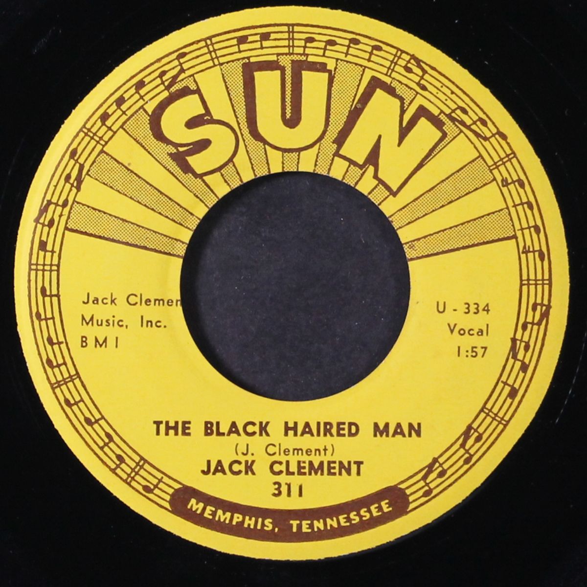 the black haired man / wrong by JACK CLEMENT