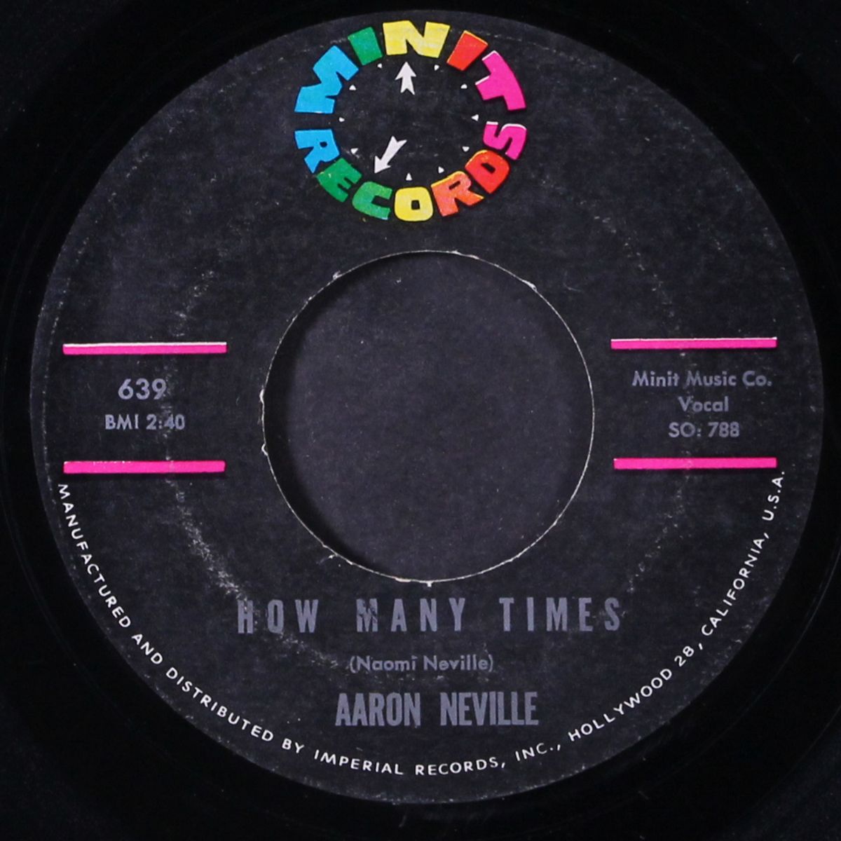 i'm waitin' at the station / how many times by AARON NEVILLE