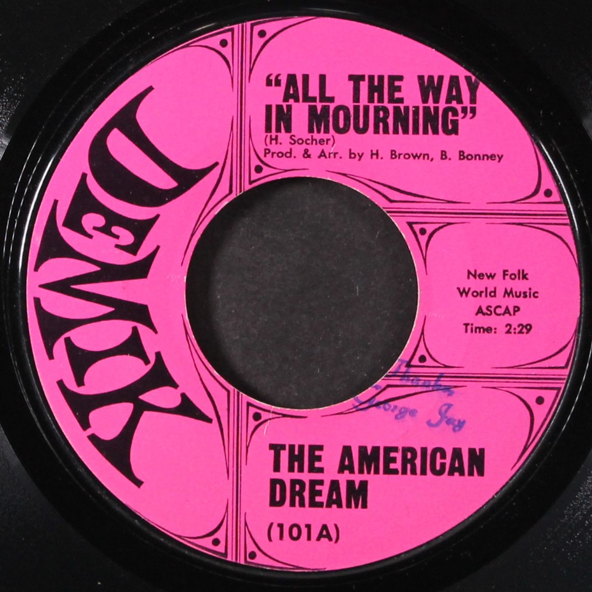 all the way in mourning / tioga by AMERICAN DREAM
