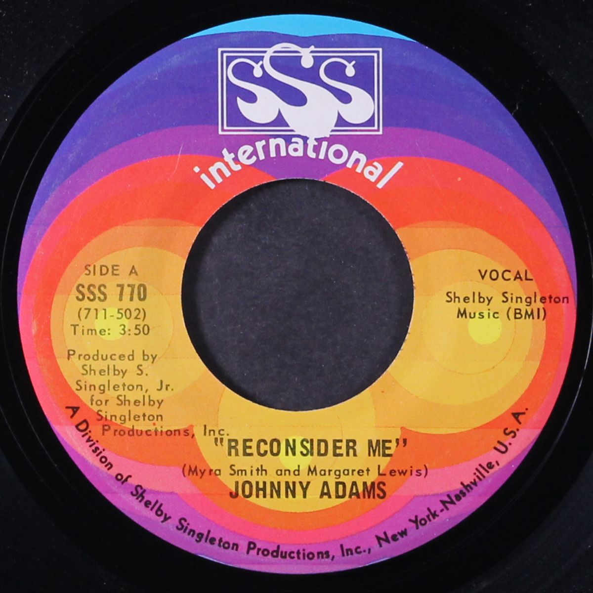 reconsider me by JOHNNY ADAMS