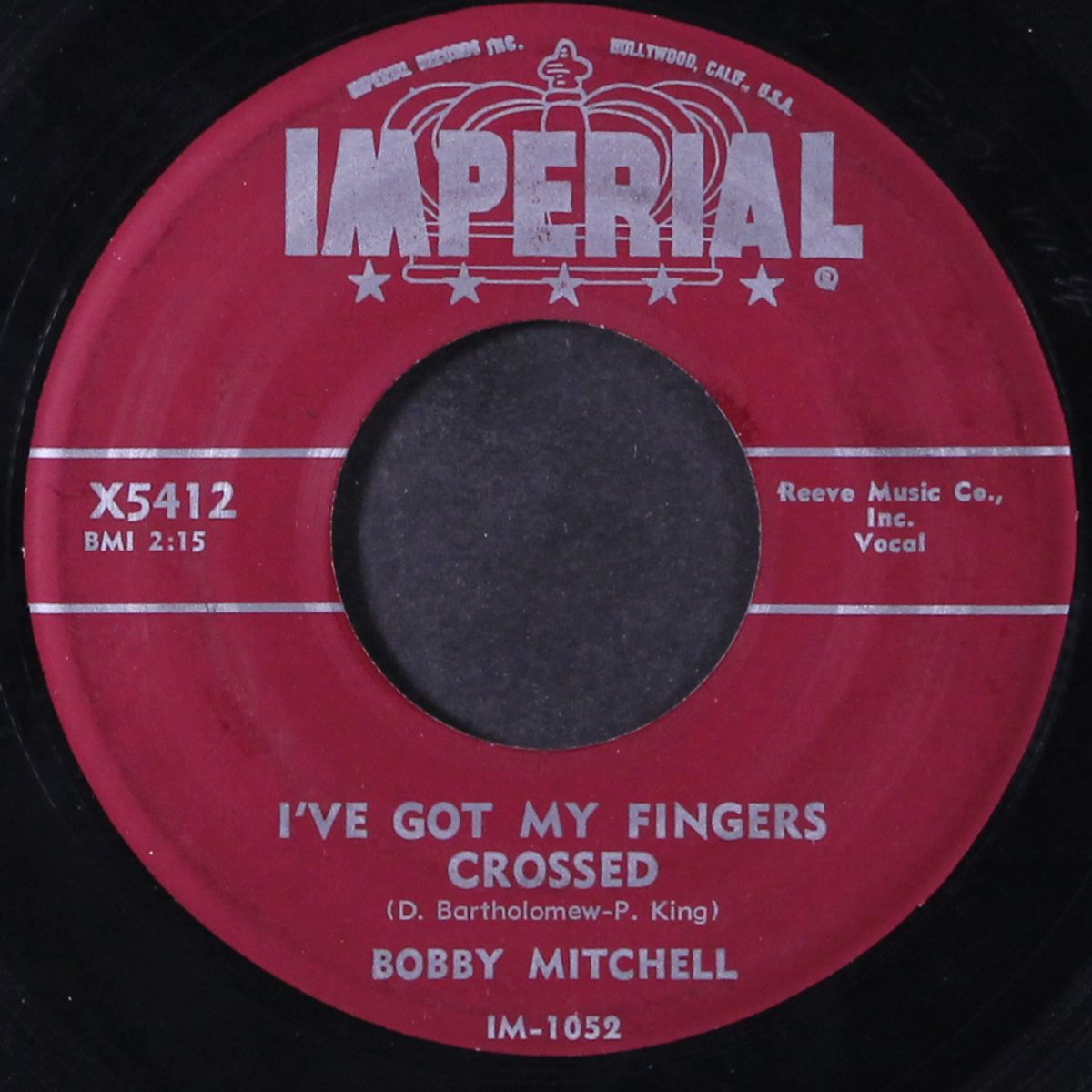 you are my angel / i've got my fingers crossed by BOBBY MITCHELL