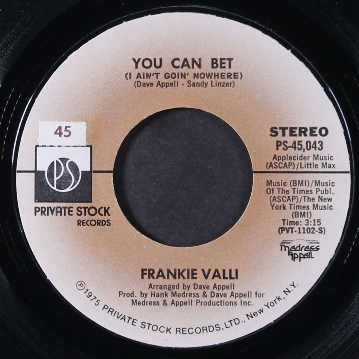 our day will come / you can bet by FRANKIE VALLI