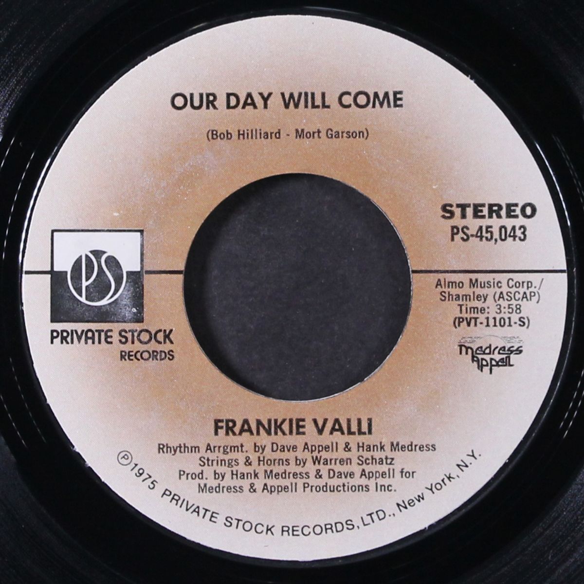 our day will come / you can bet by FRANKIE VALLI