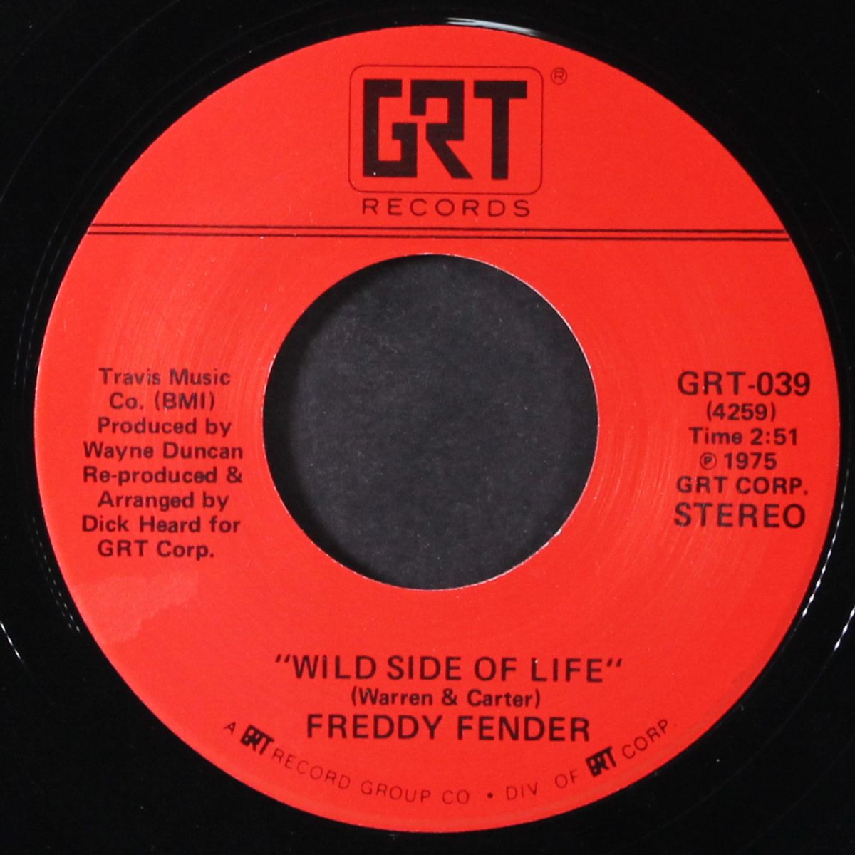 wild side of life by FREDDY FENDER