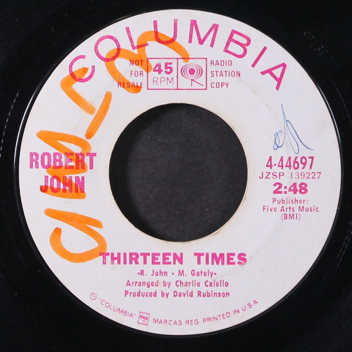 can't stop loving you / thirteen times by ROBERT JOHN
