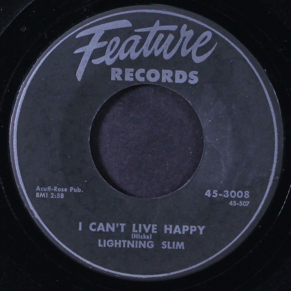 i can't live happy / new orleans bound by LIGHTNING SLIM