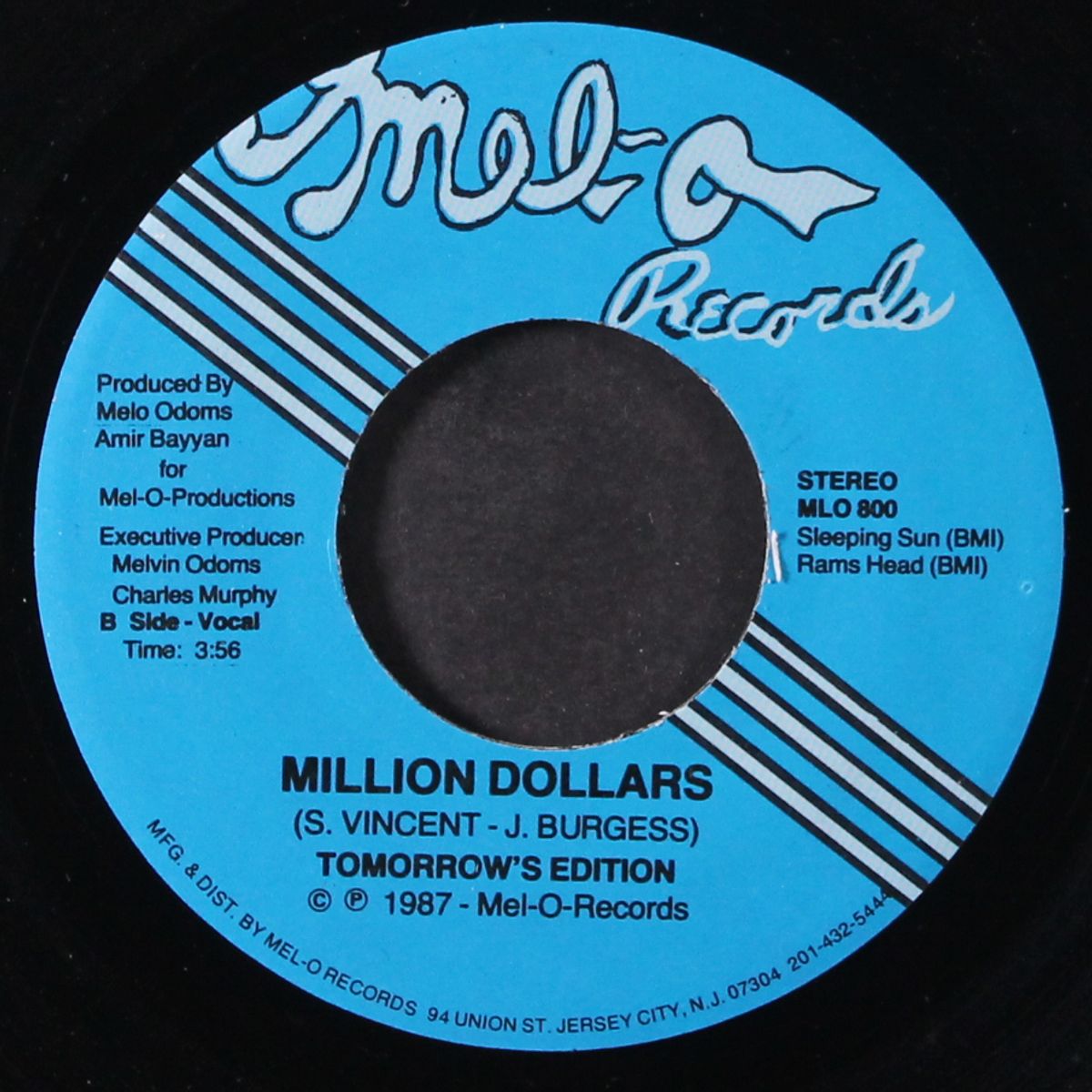 million dollars by TOMORROW'S EDITION