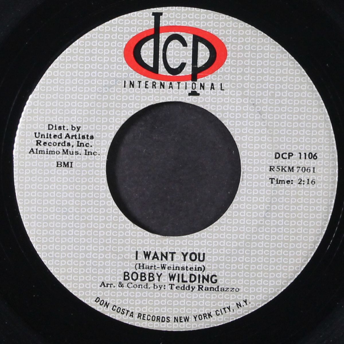 i want you by BOBBY WILDING