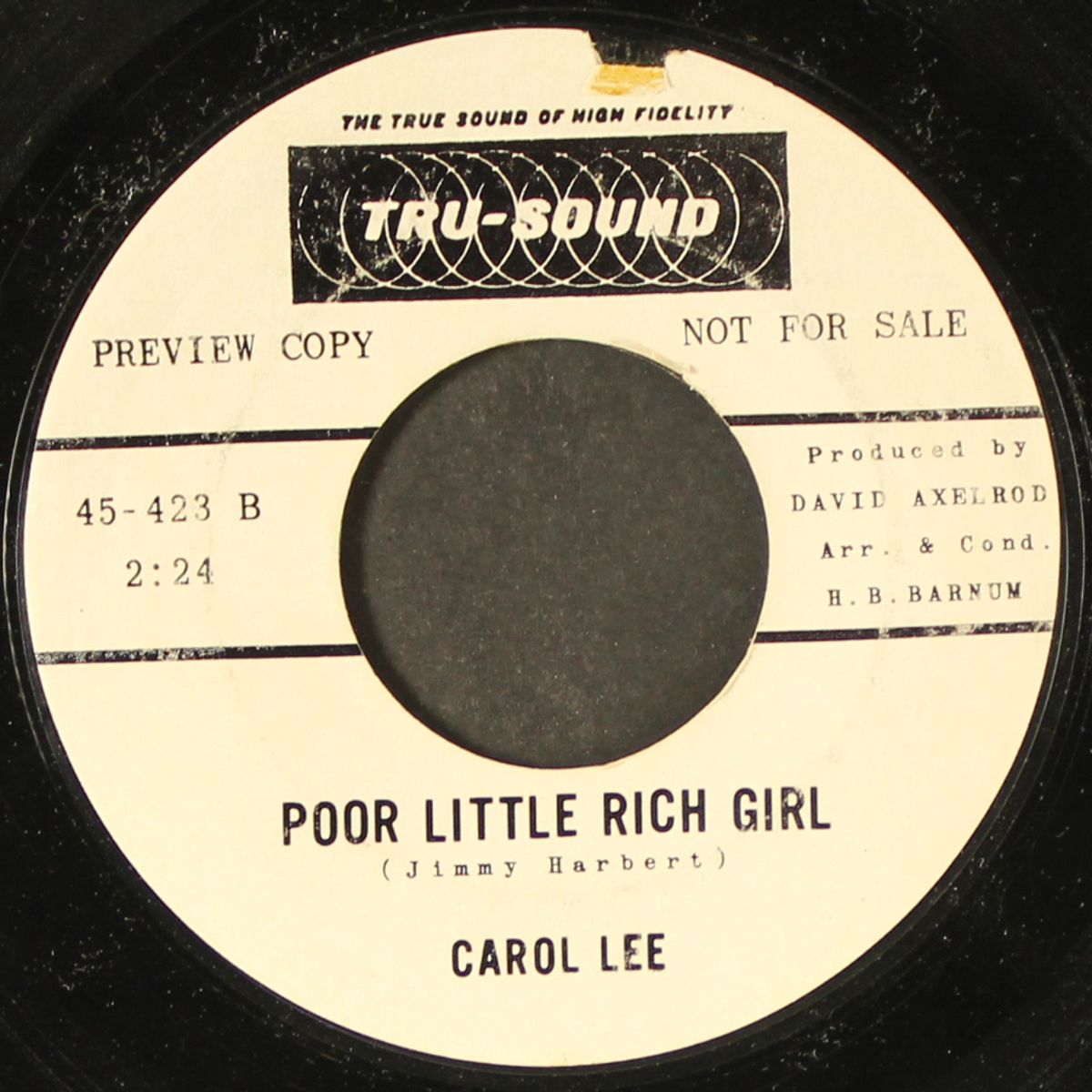 i'll buy you gold / poor little rich girl by CAROL LEE