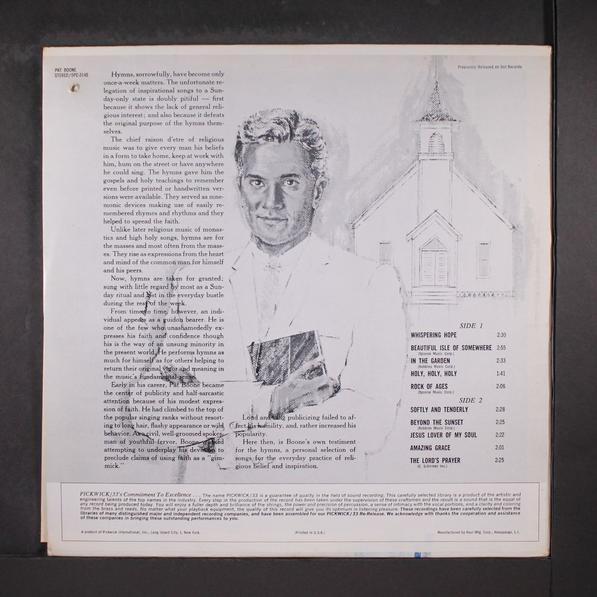 favorite hymns by PAT BOONE