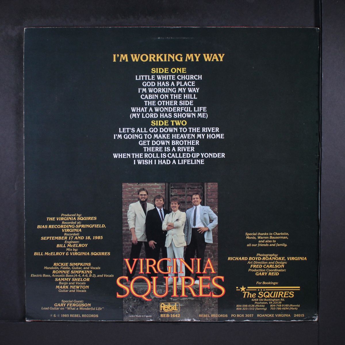 i'm working my way by VIRGINIA SQUIRES