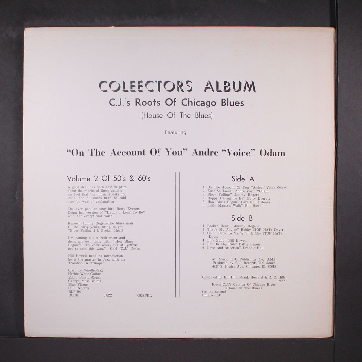 (second) c.j.'s roots of chicago blues by VARIOUS