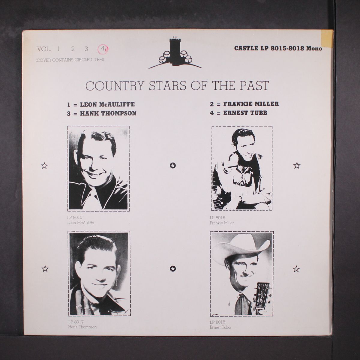 country stars of the past, vol. 4 by ERNEST TUBB