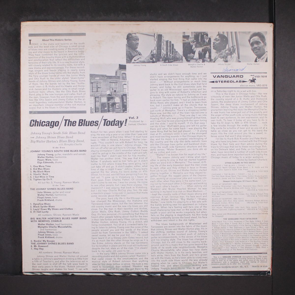 chicago/the blues/today!, vol. 3 by VARIOUS