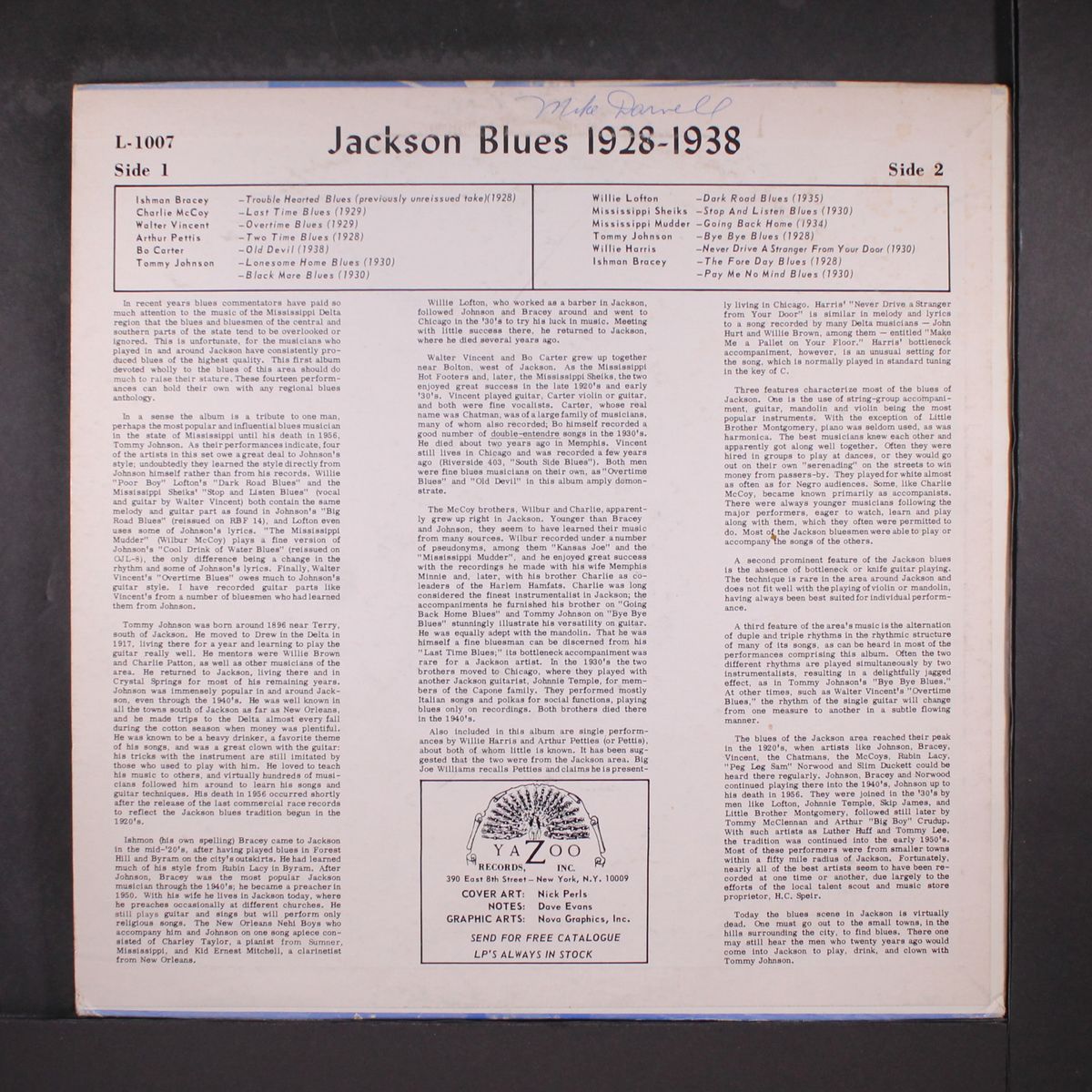 jackson blues 1928-1938 by VARIOUS