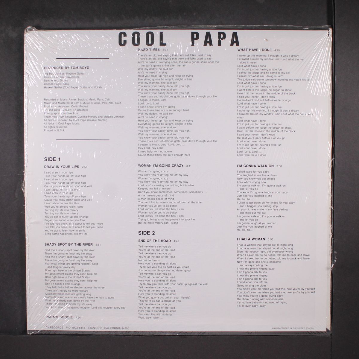 and the allstar blues band by COOL PAPA