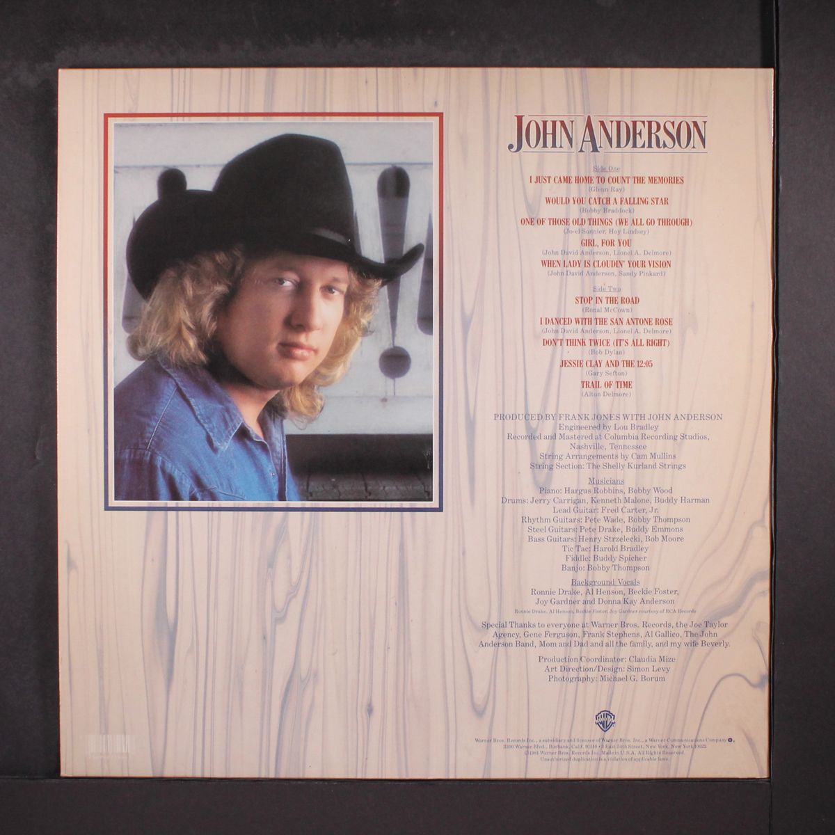 i just came home to count the memories by JOHN ANDERSON