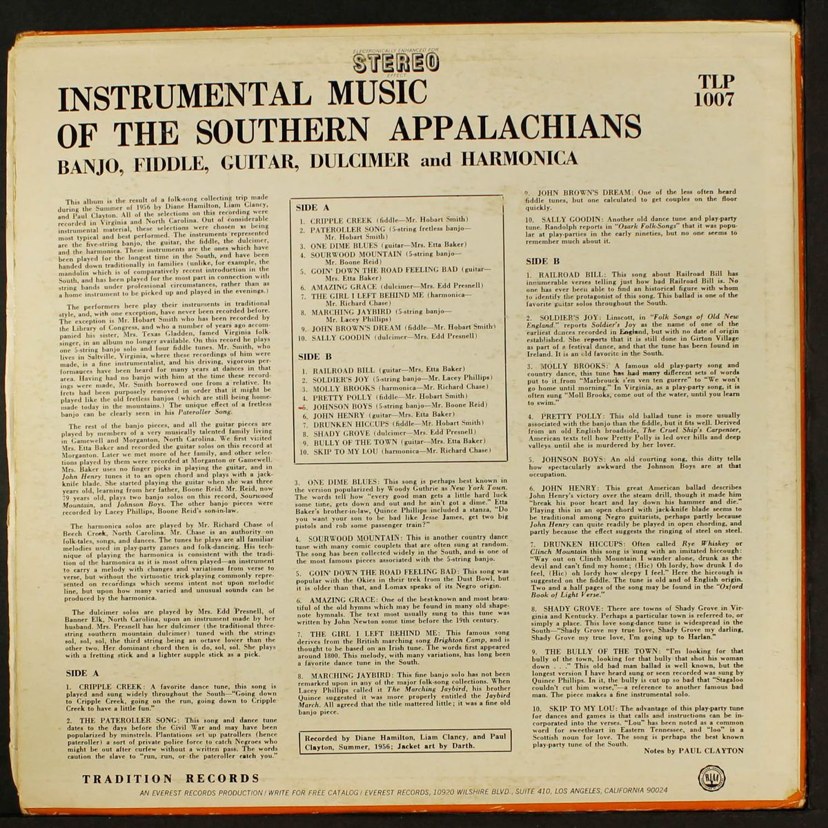 instrumental music of the southern appalachians by VARIOUS