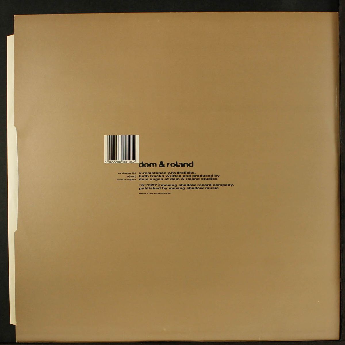 resistance / hydrolicks by DOM & ROLAND