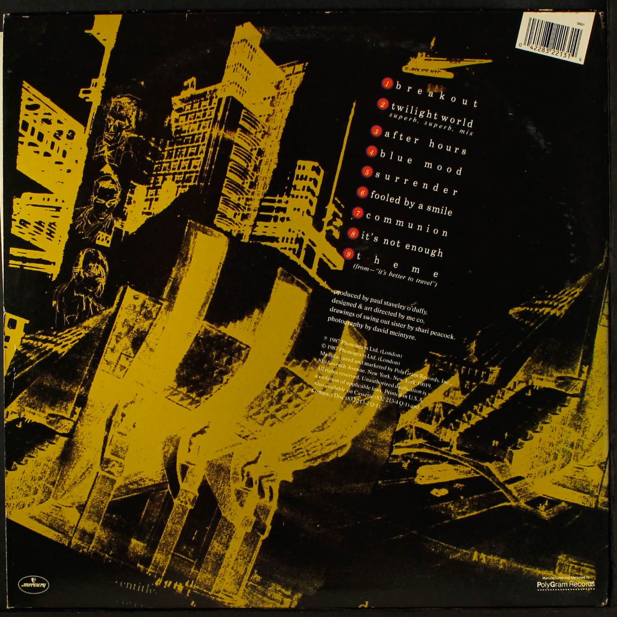 it's better to travel by SWING OUT SISTER