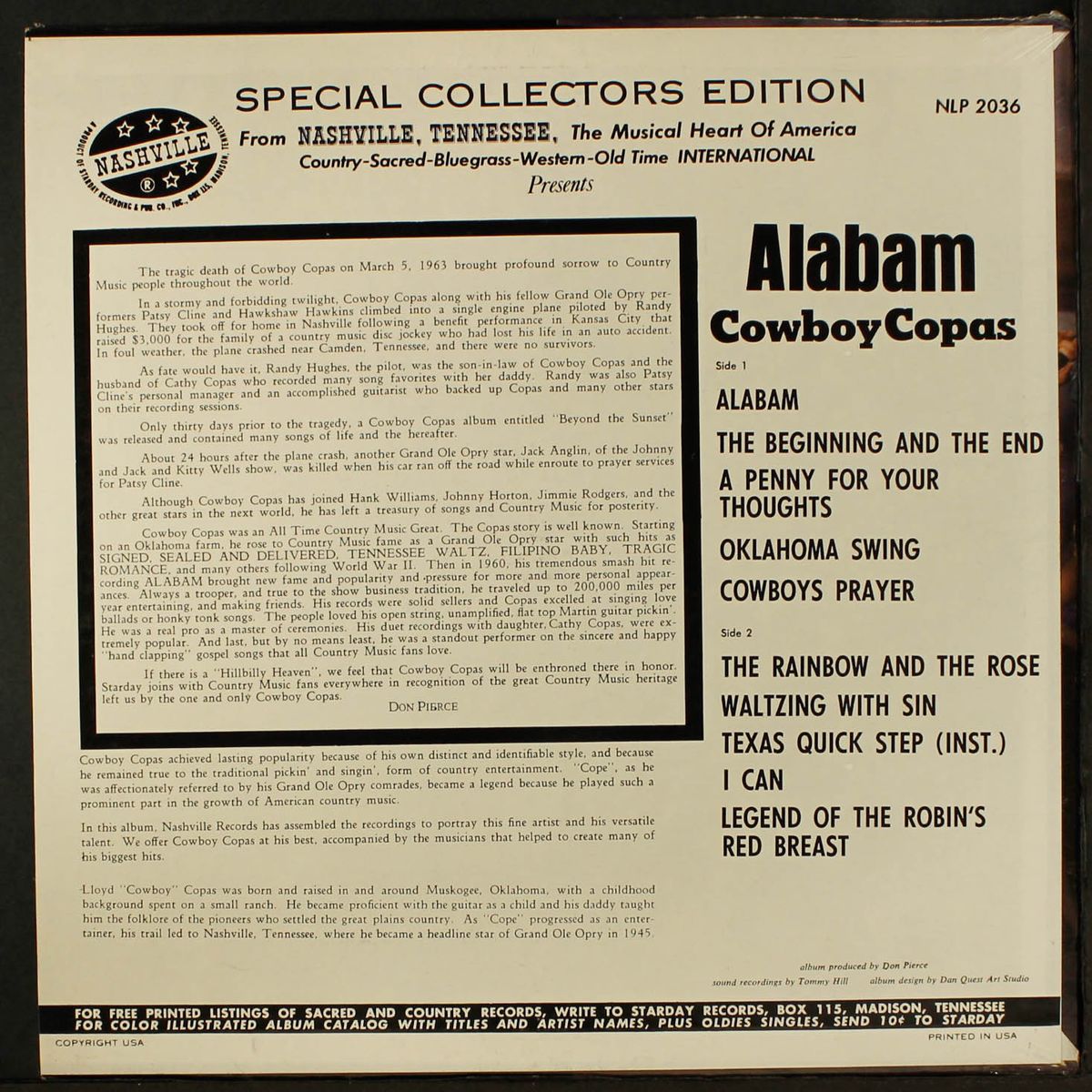 alabam by COWBOY COPAS