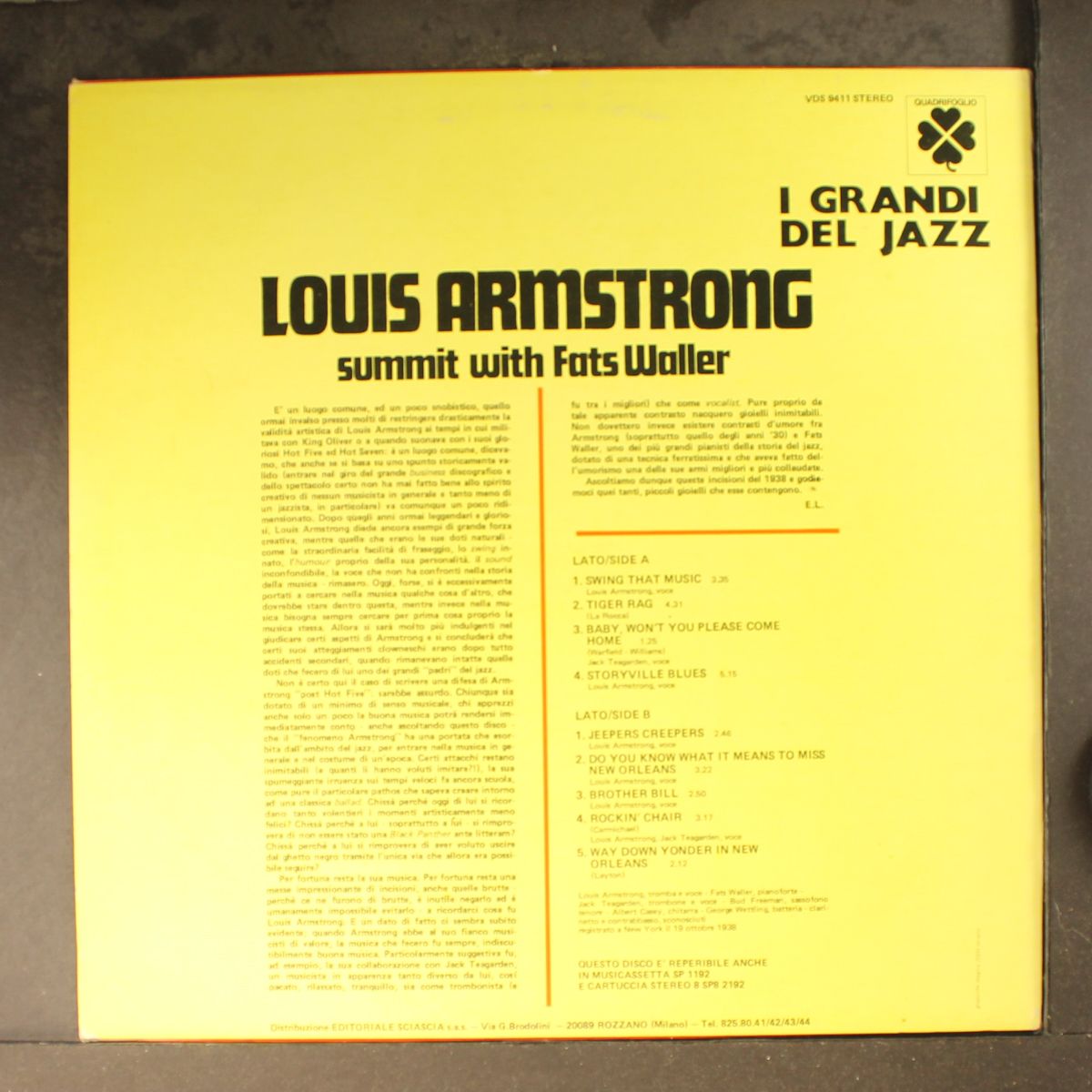 summit with fats waller by LOUIS ARMSTRONG