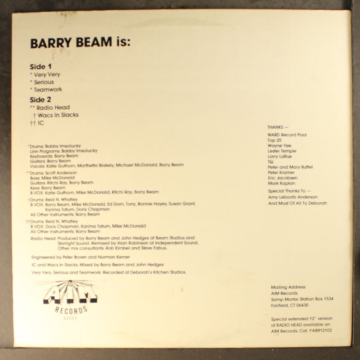 radio head by BARRY BEAM
