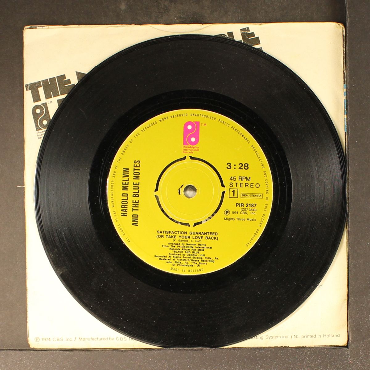 satisfaction guaranteed by HAROLD MELVIN & BLUENOTES
