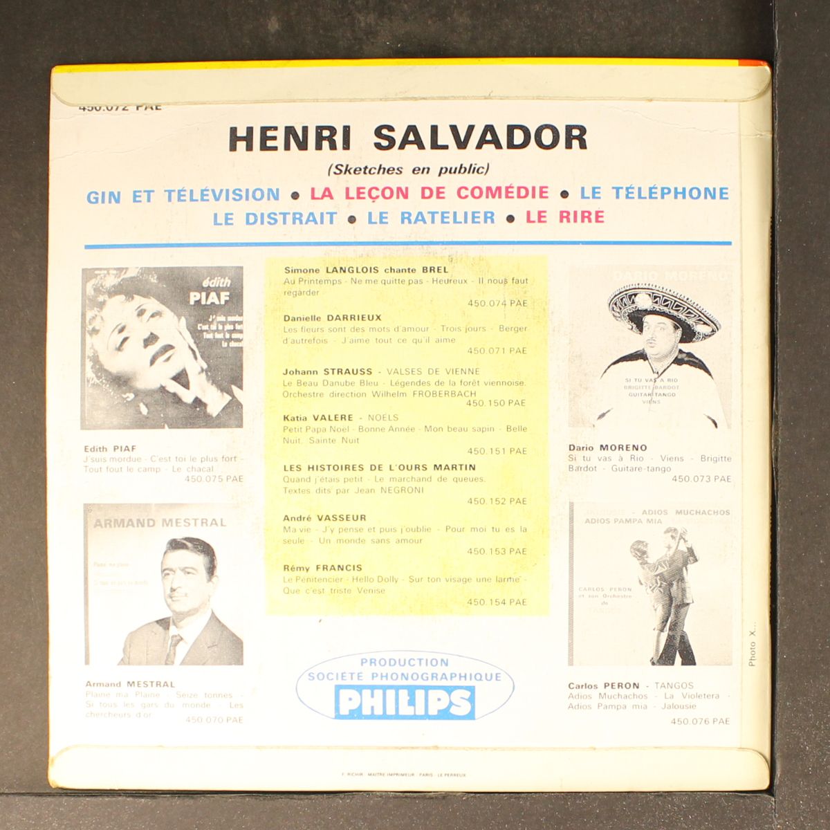 sketches in public by HENRI SALVADOR