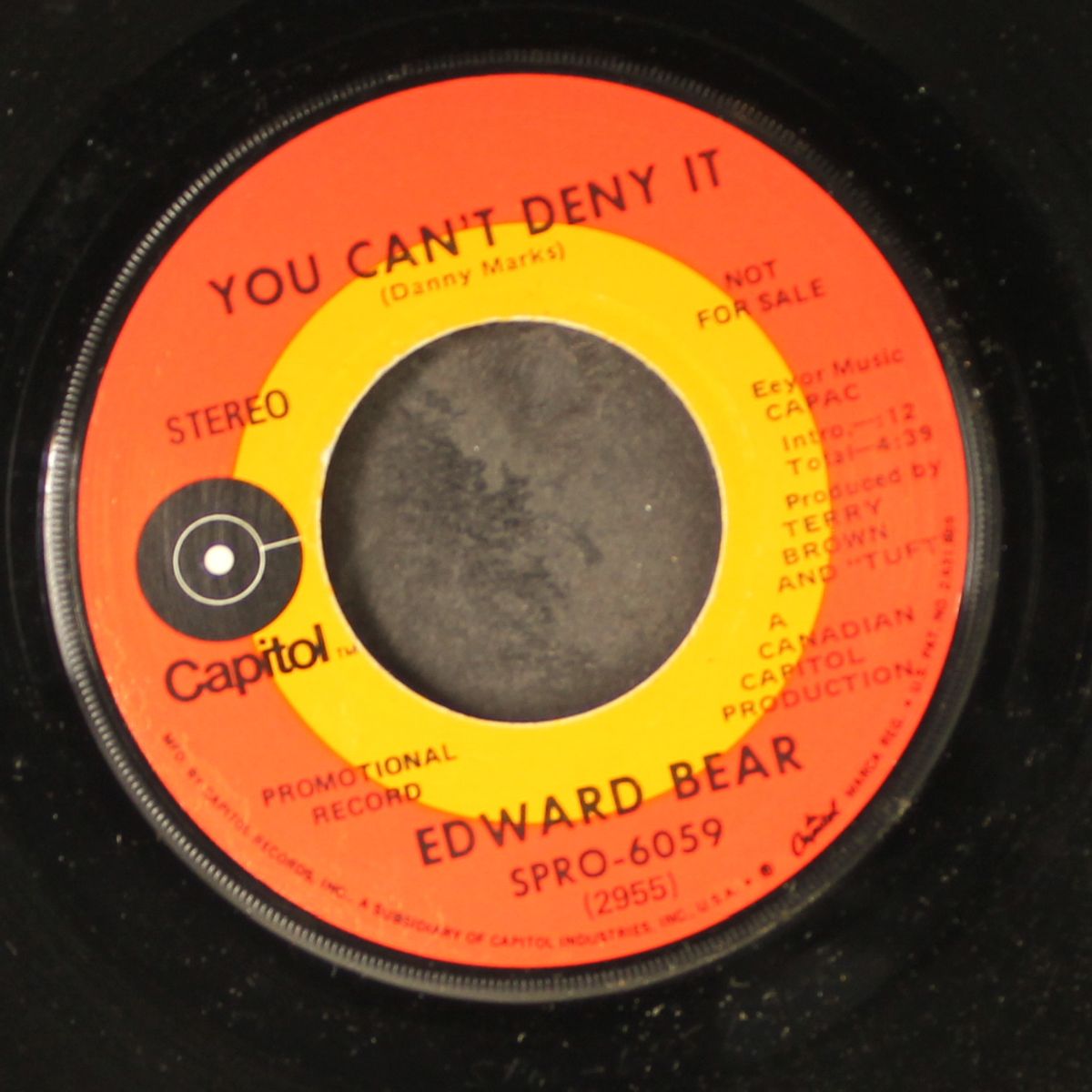 you can't deny it by EDWARD BEAR