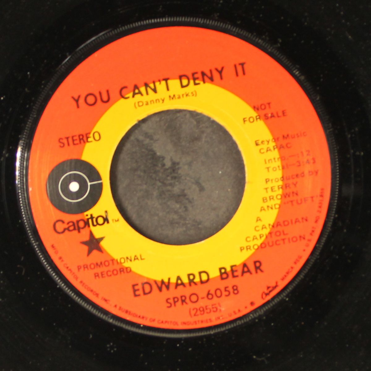 you can't deny it by EDWARD BEAR