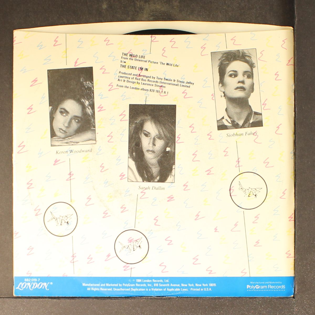 the wild life / state i'm in by BANANARAMA