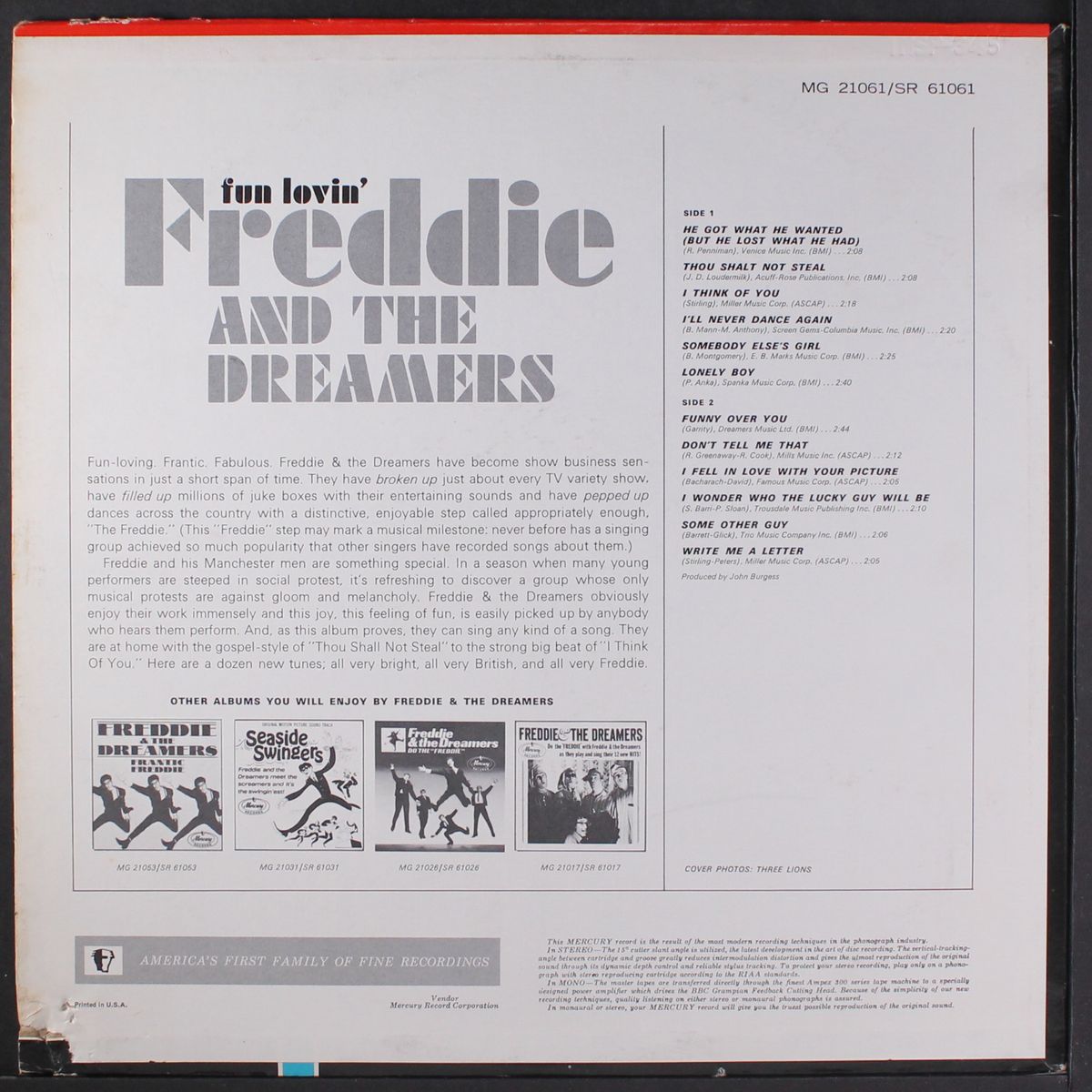 fun lovin' by FREDDIE & DREAMERS