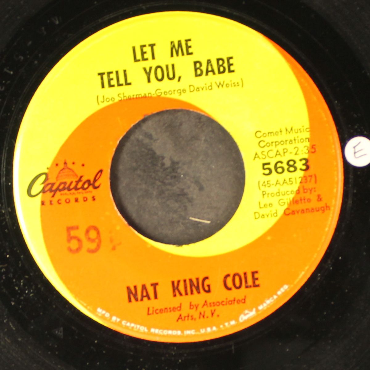 let me tell you, babe by NAT KING COLE
