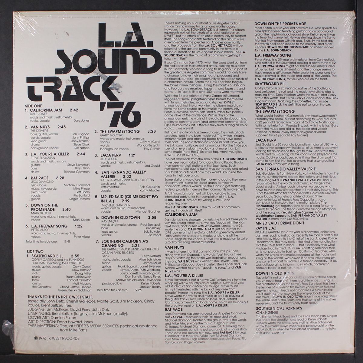 l.a. soundtrack by VARIOUS