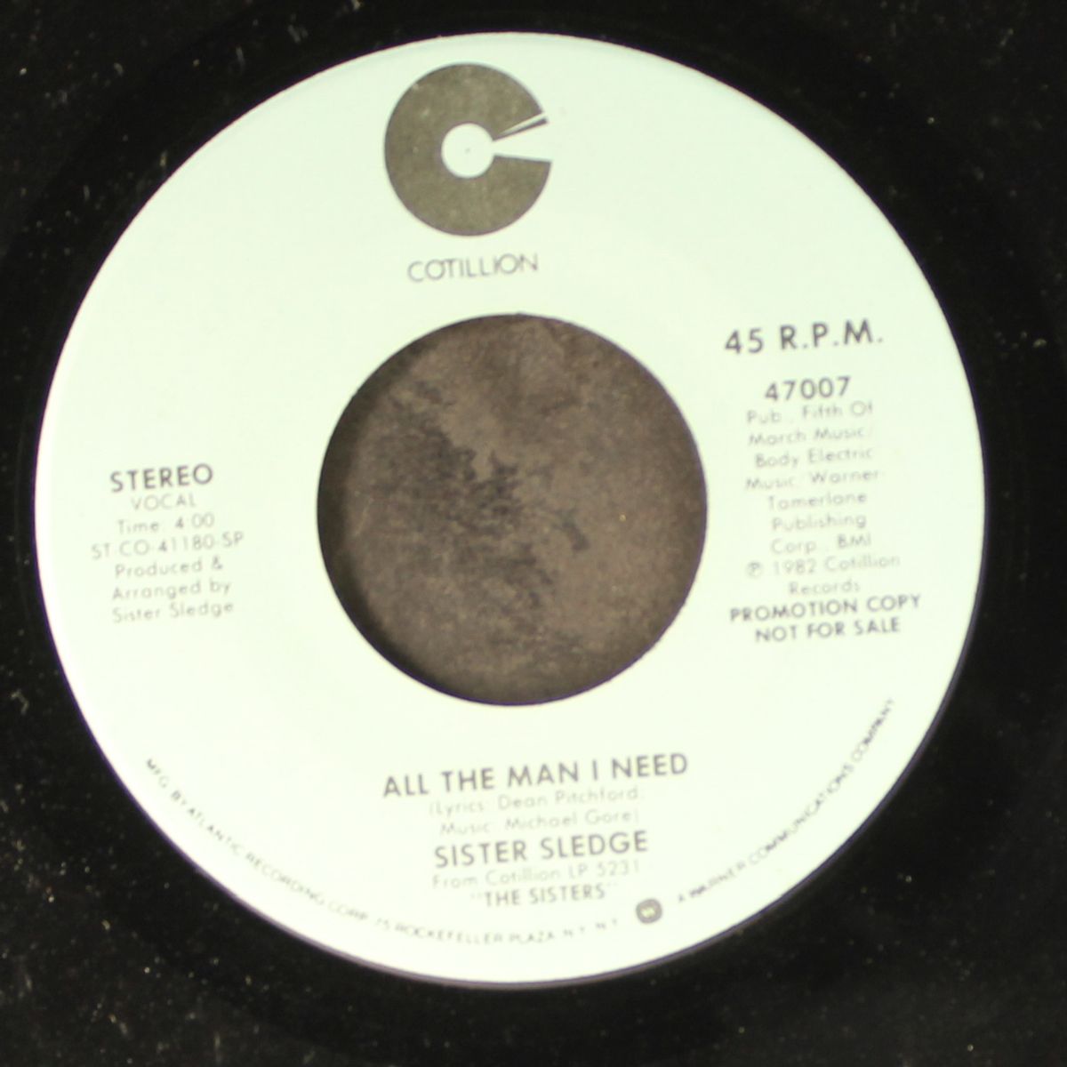 all the man i need / mono by SISTER SLEDGE