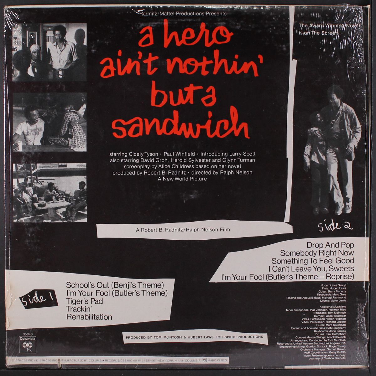 a hero ain't nothin' but a sandwich by SOUNDTRACK