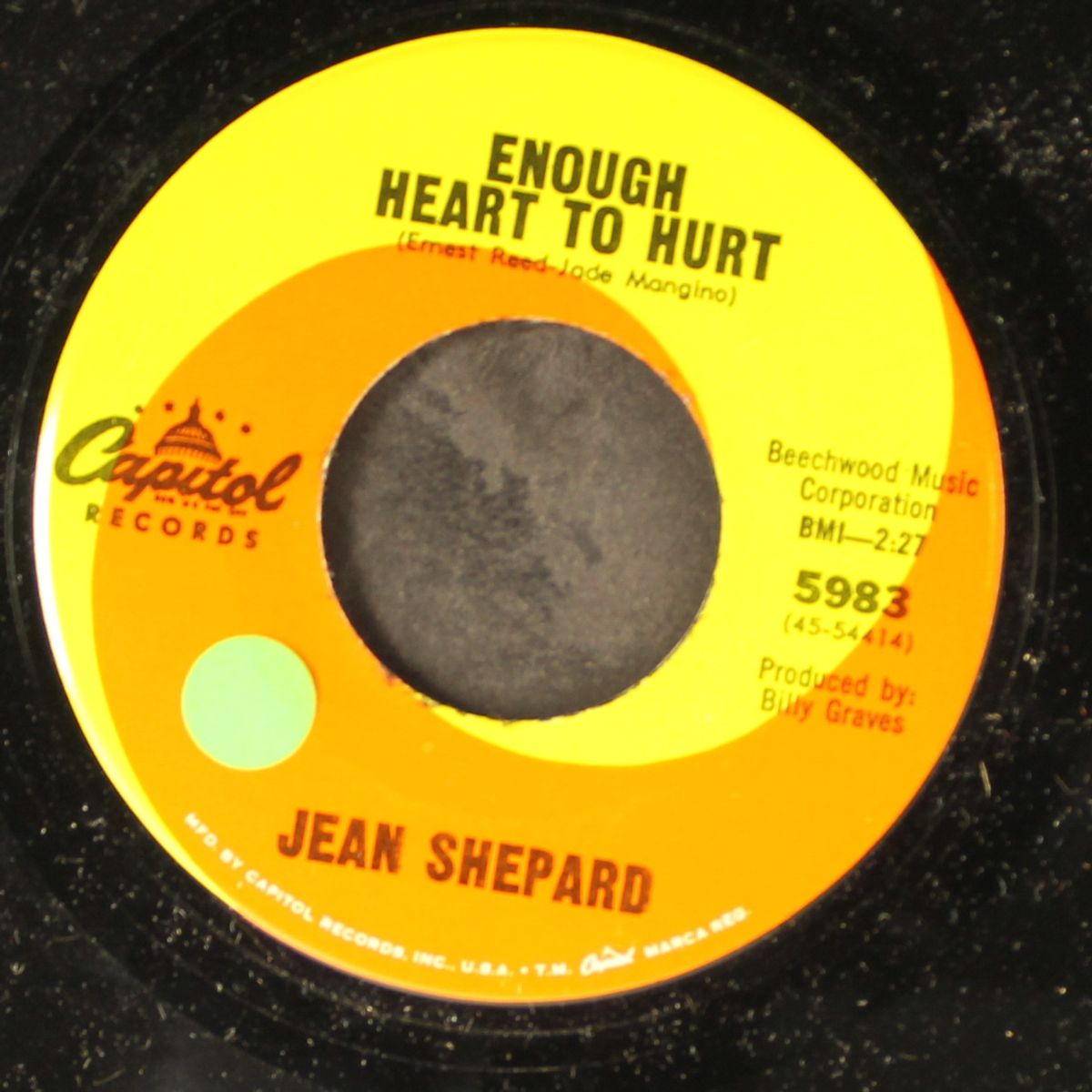 i don't see how i can make it by JEAN SHEPARD