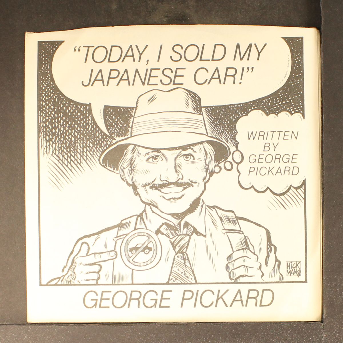 today, i sold my japanese car by GEORGE PICKARD